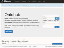 Tablet Screenshot of ontohub.org